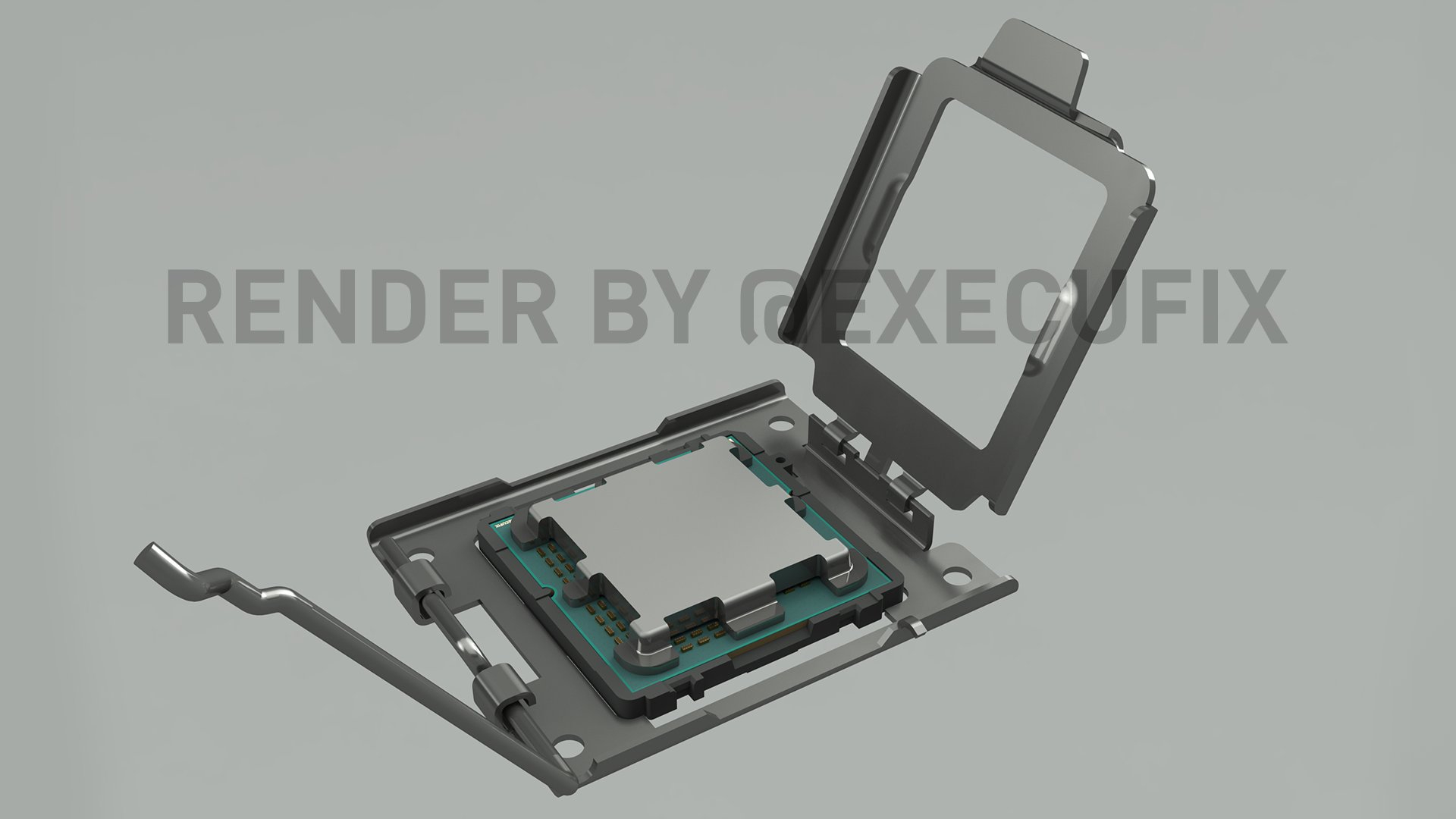 Lộ ảnh socket AM5 mới của CPU AMD có tên LGA 1178